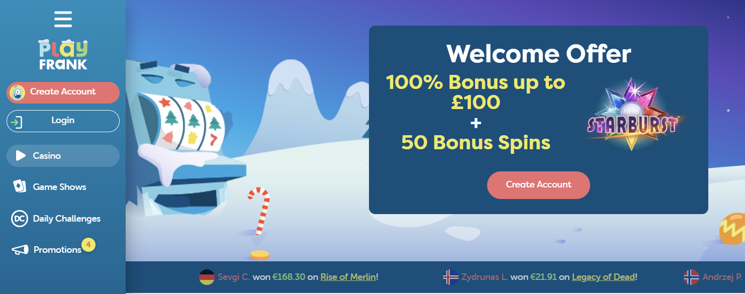playfrank bonus